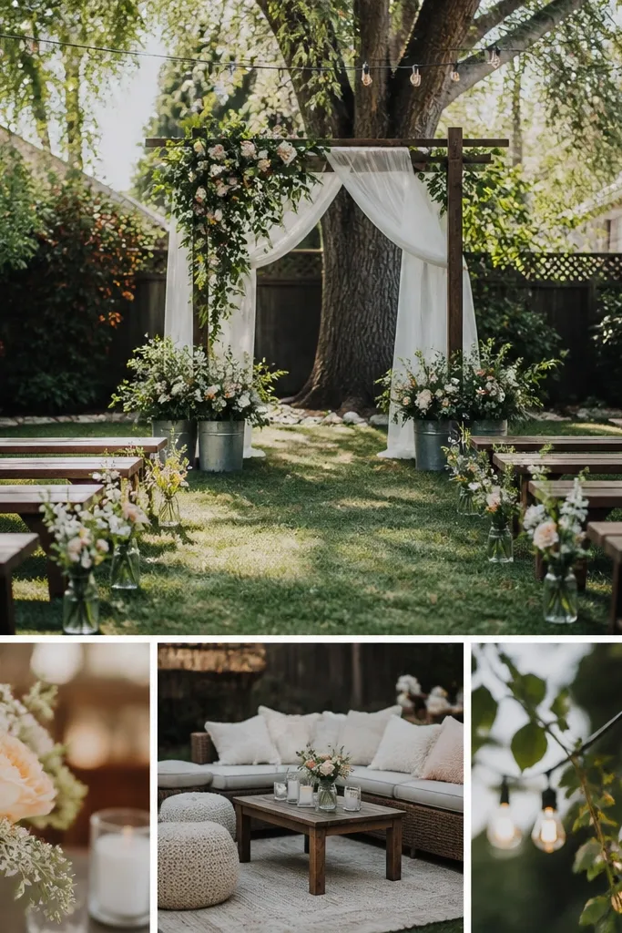 Backyard Wedding Ideas for a Quick Weekend Setup