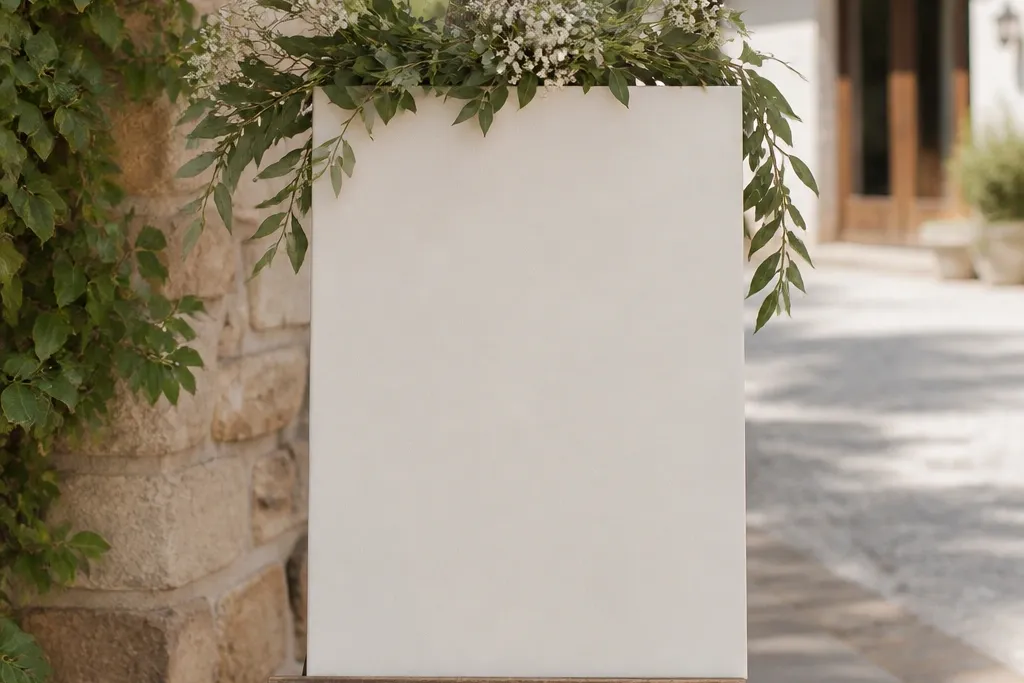 Cheap Wedding Welcome Sign Ideas on a Budget