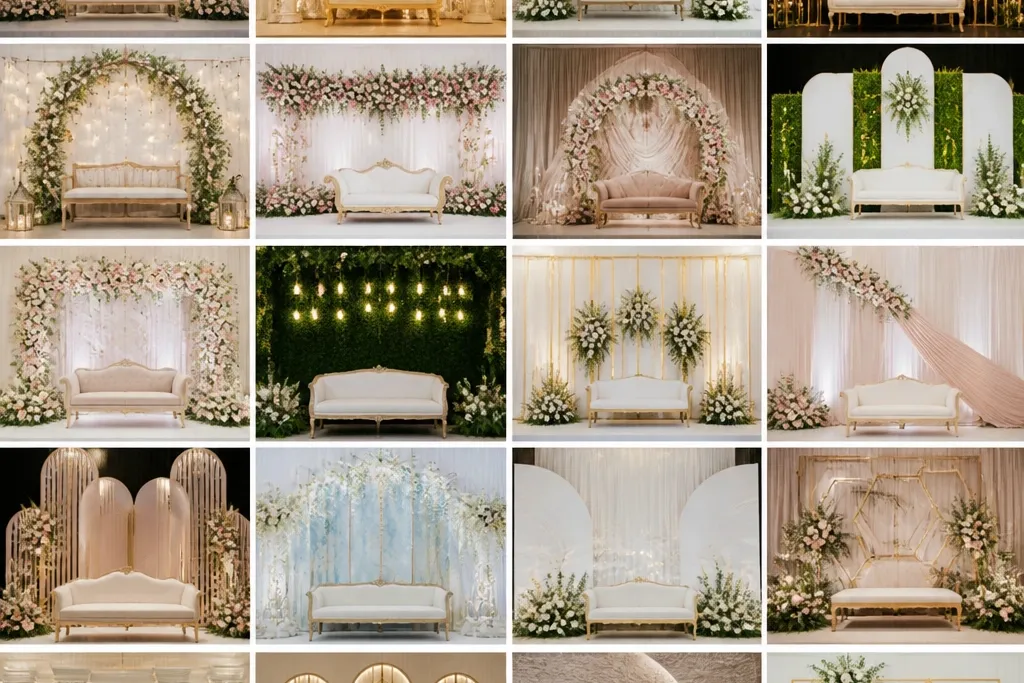 20 Classy Wedding Stage Backdrop Ideas