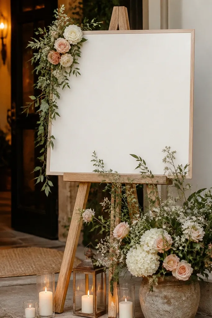 Cozy Wedding Welcome Sign Ideas for a Warm and Inviting Entry
