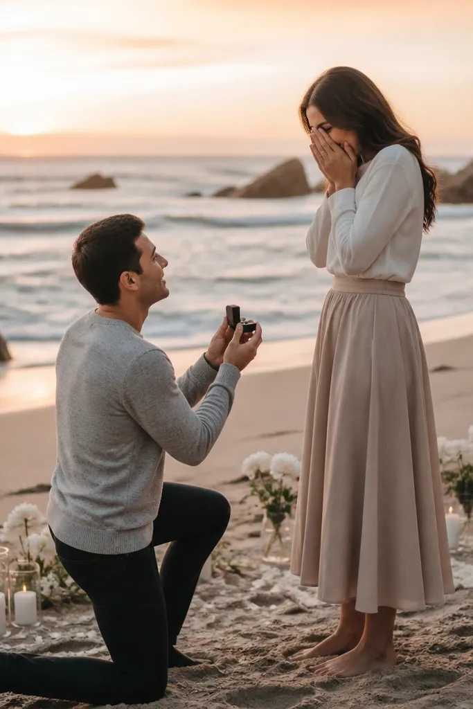 Easy romantic proposal ideas for a moment she'll remember