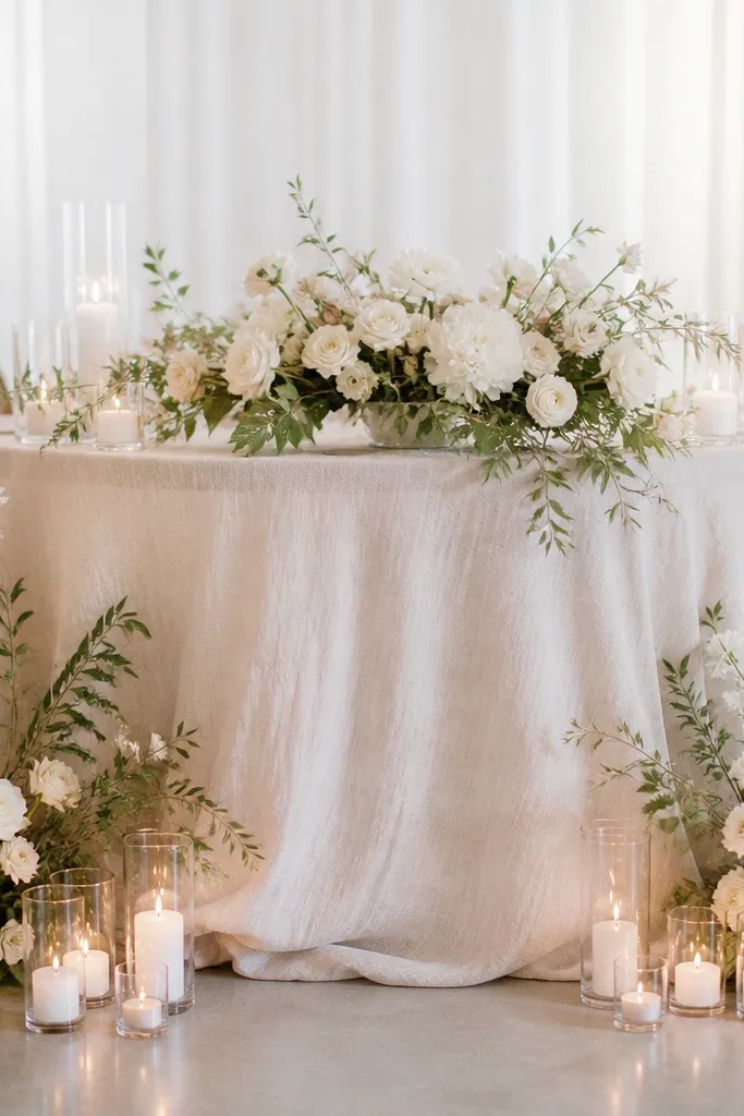 Easy sweetheart table wedding ideas