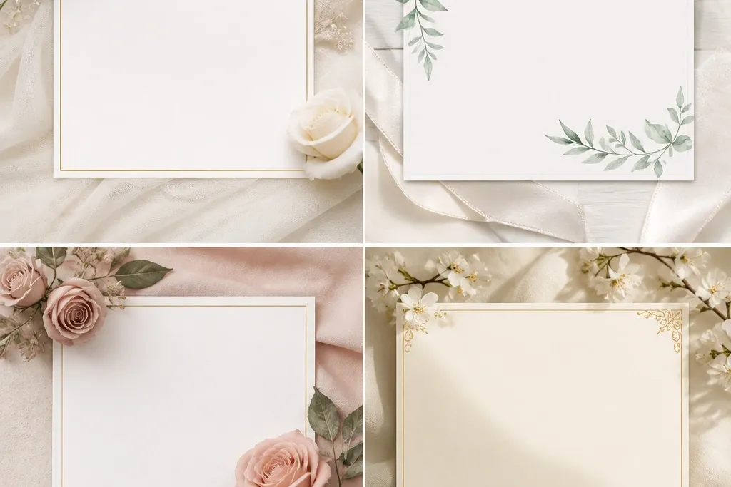 Easy wedding card frames for beginners