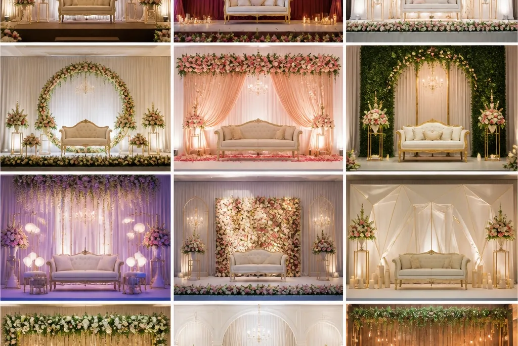 15 Elegant Reception Stage Decoration Ideas