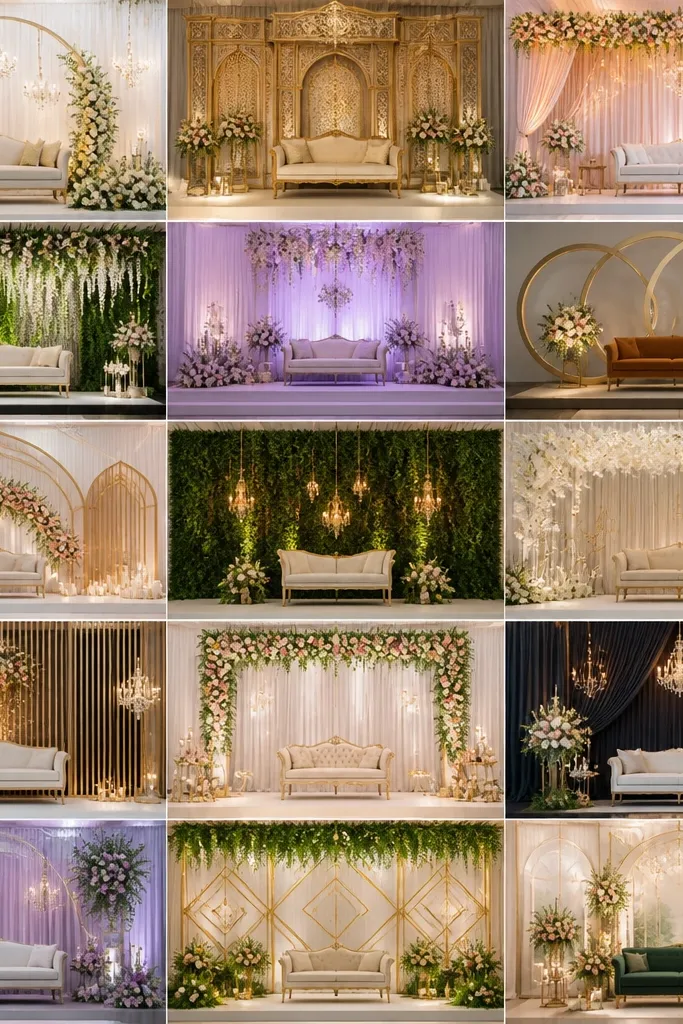 15 Elegant Reception Stage Decoration Ideas