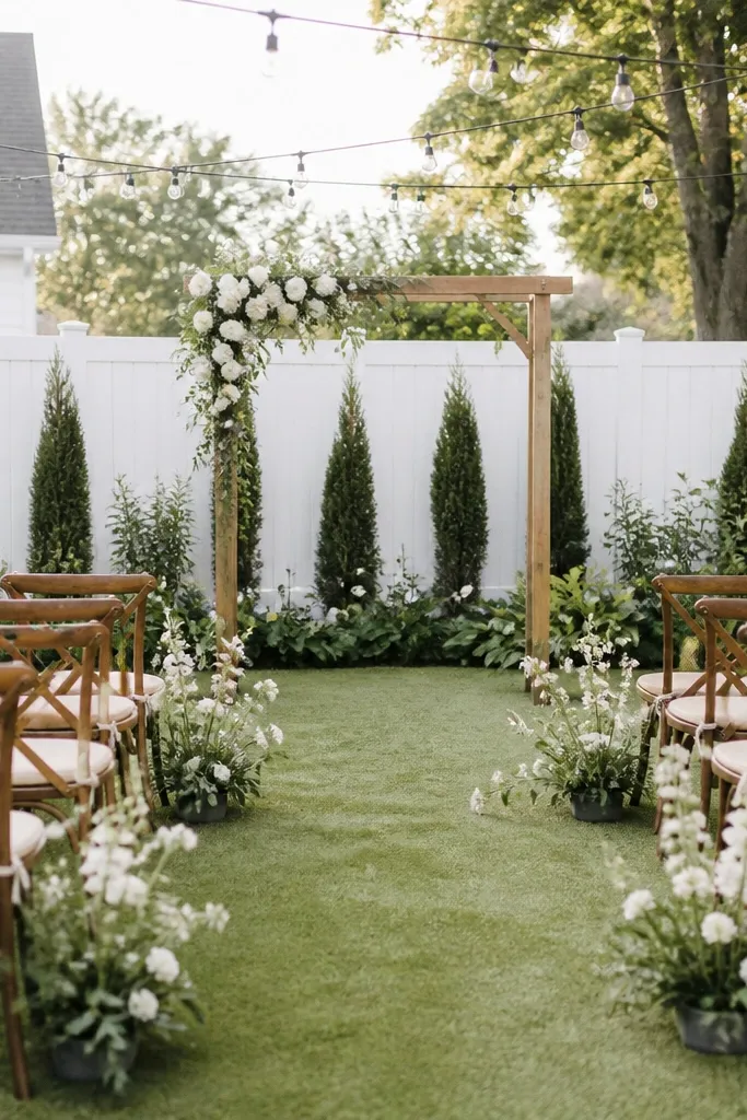 Low Maintenance Backyard Wedding Ideas for Easy Care