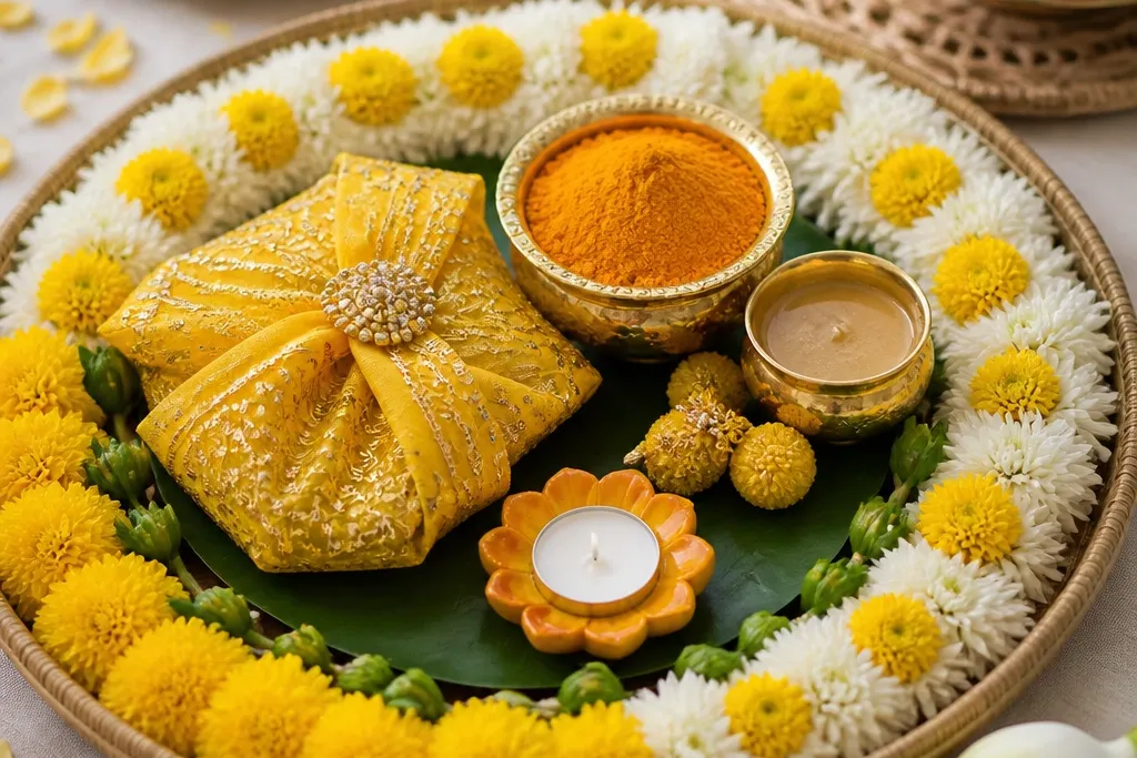 Quick Haldi Tray Decoration Ideas