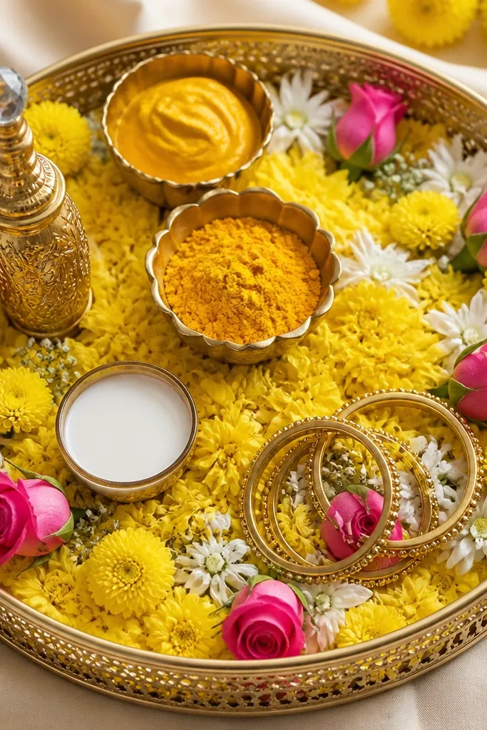 Quick Haldi Tray Decoration Ideas