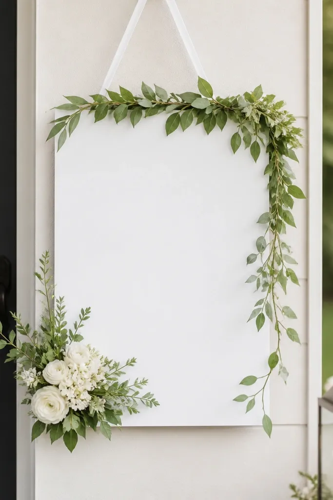 Removable Wedding Welcome Sign Ideas for Renters