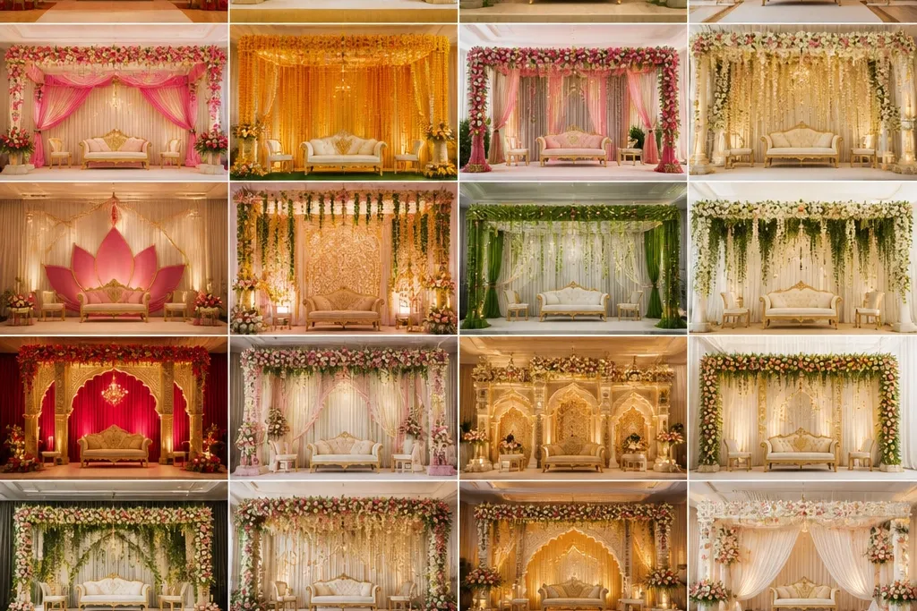 20 Traditional Indian Wedding Stage Ideas